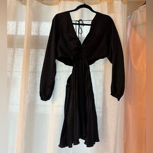 Abercrombie & Fitch Black Long Sleeve Dress
